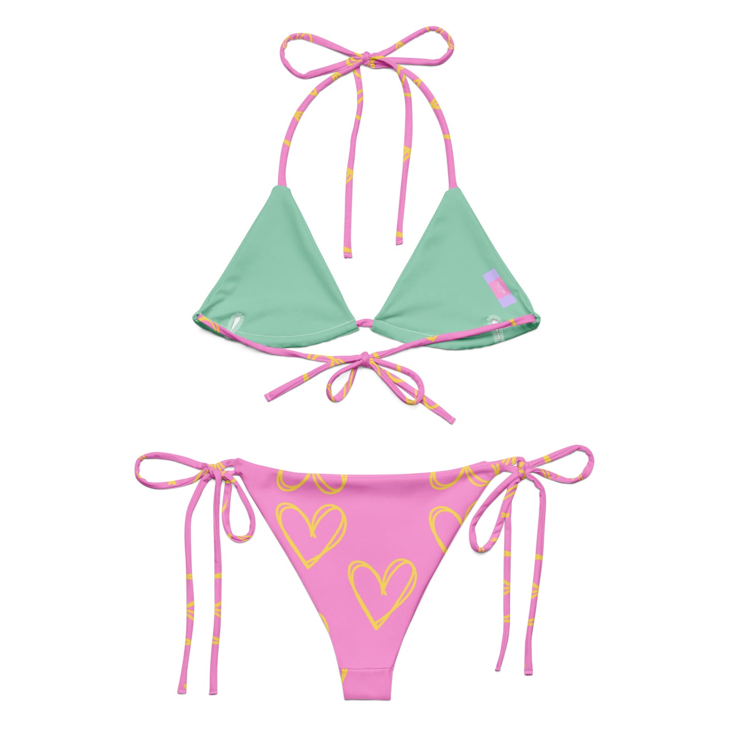 YELLOW CRUSH BIKINI SET