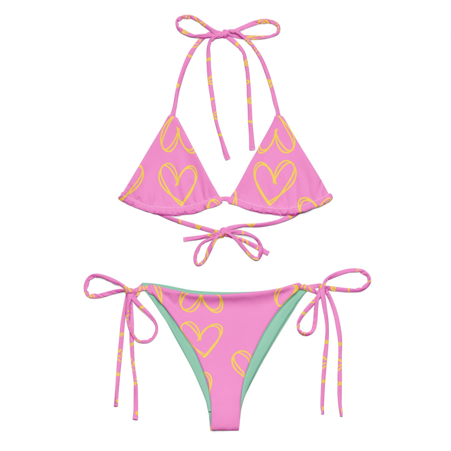 YELLOW CRUSH BIKINI SET