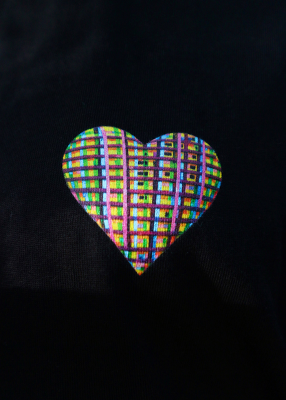 CARIBBEAN HEART - DARK OVERSIZED UNISEX T-SHIRT