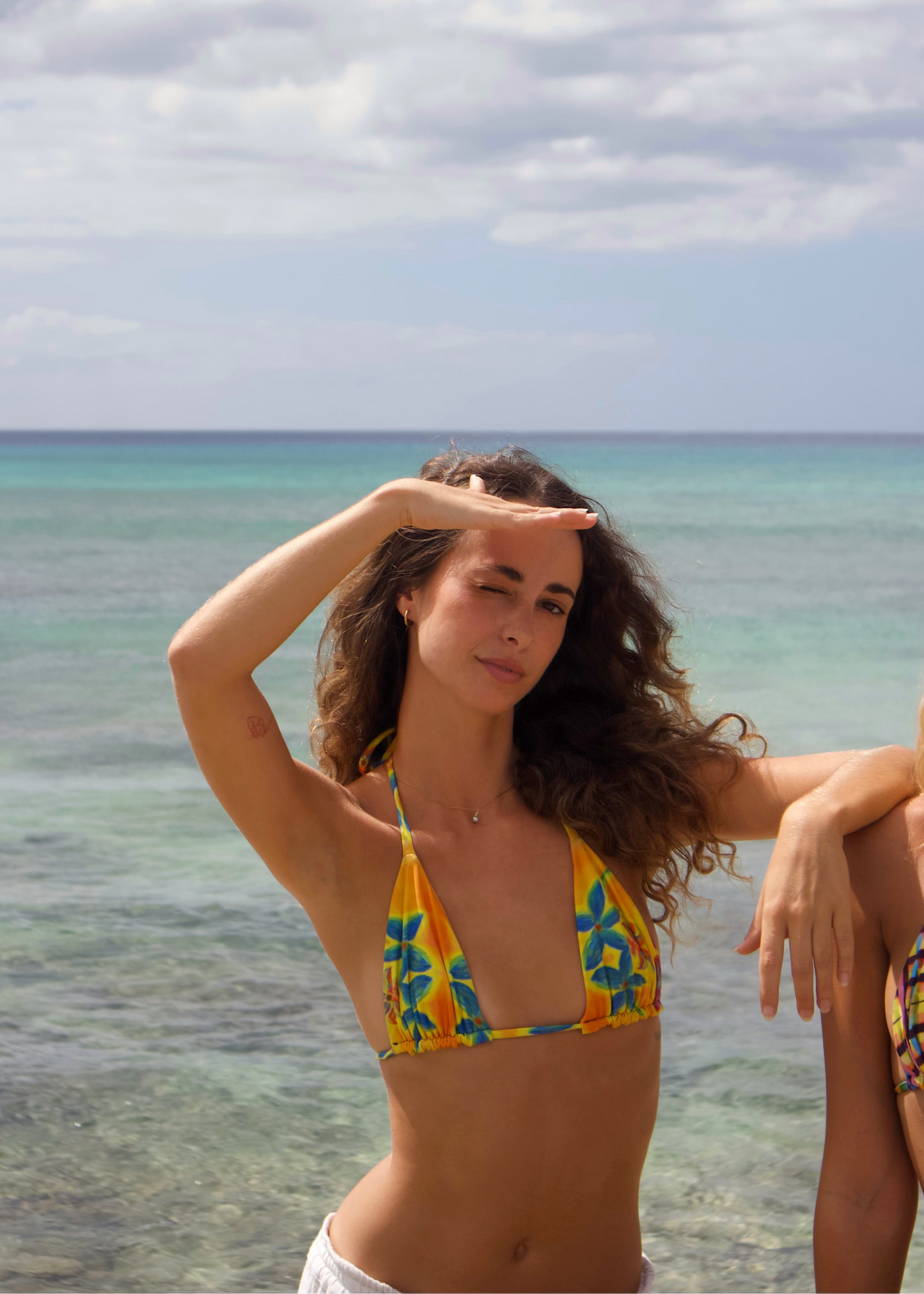 TROPICAL FLOWER - BIKINI TOP