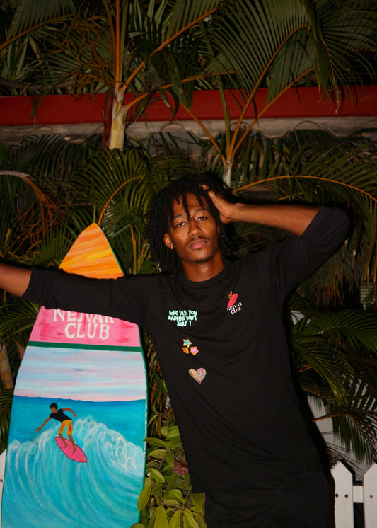 BADMAN SURF - DARK LONG TEE - UNISEX