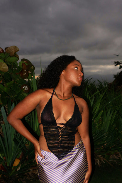 ISLA CROCHET TOP - Dark Edition