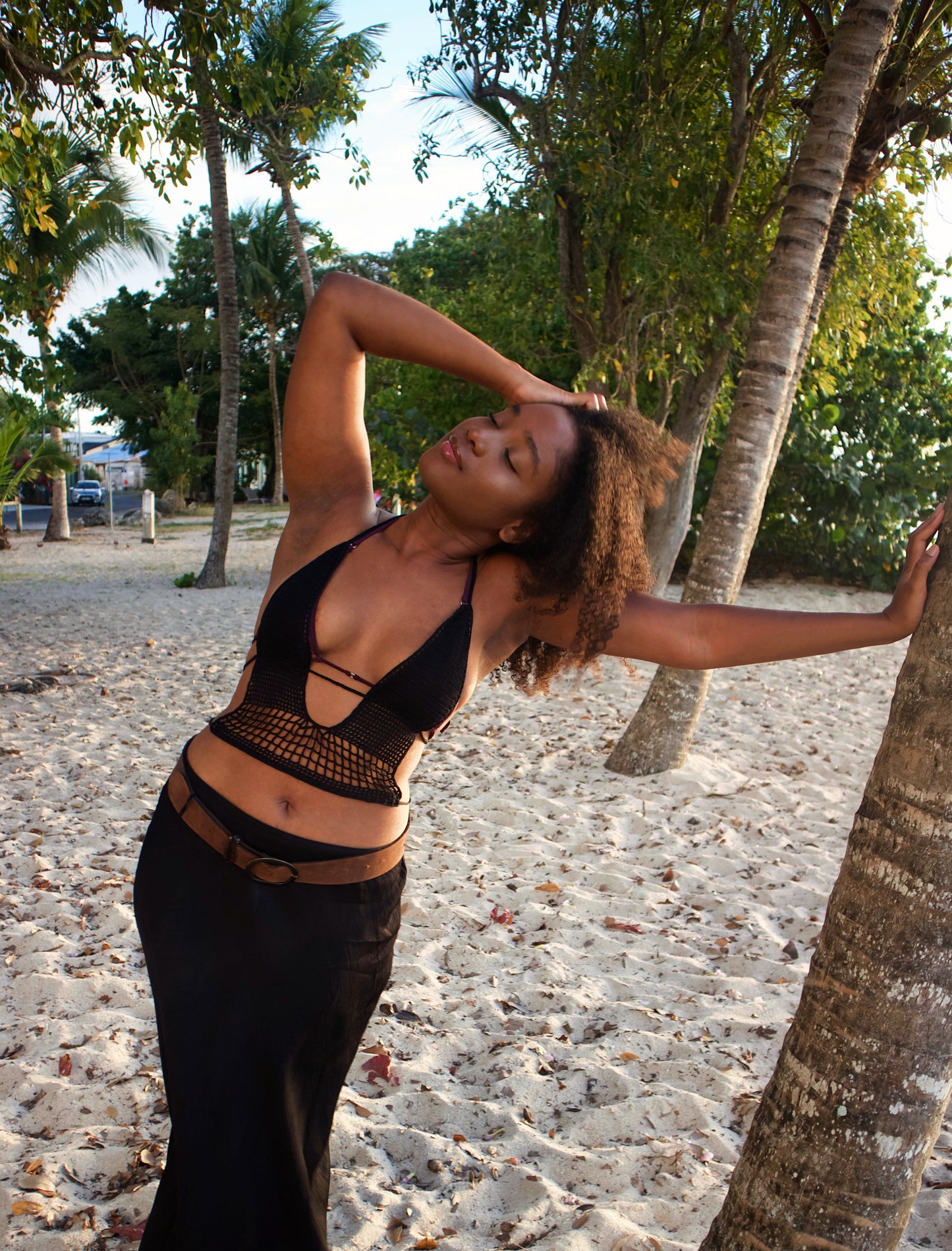 LAGOON CROCHET TOP - Dark Edition