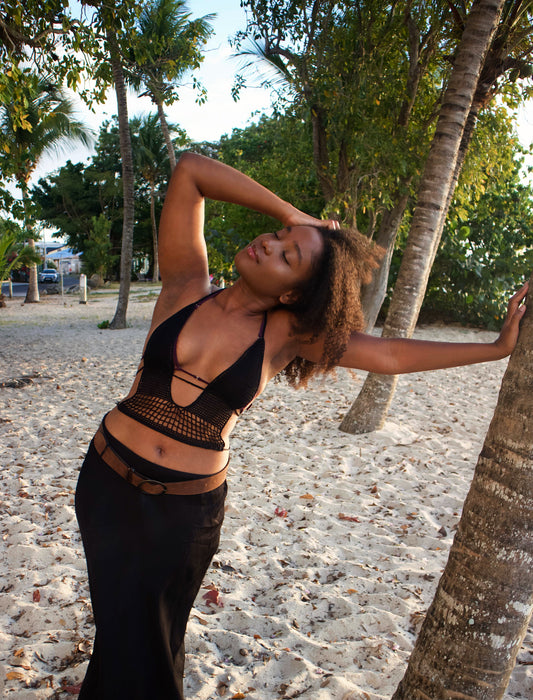 LAGOON CROCHET TOP - Dark Edition