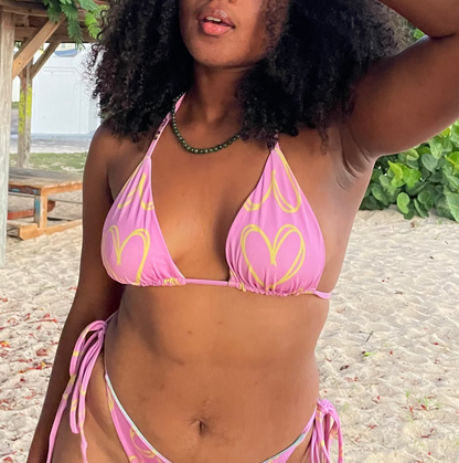 YELLOW CRUSH - BIKINI TOP